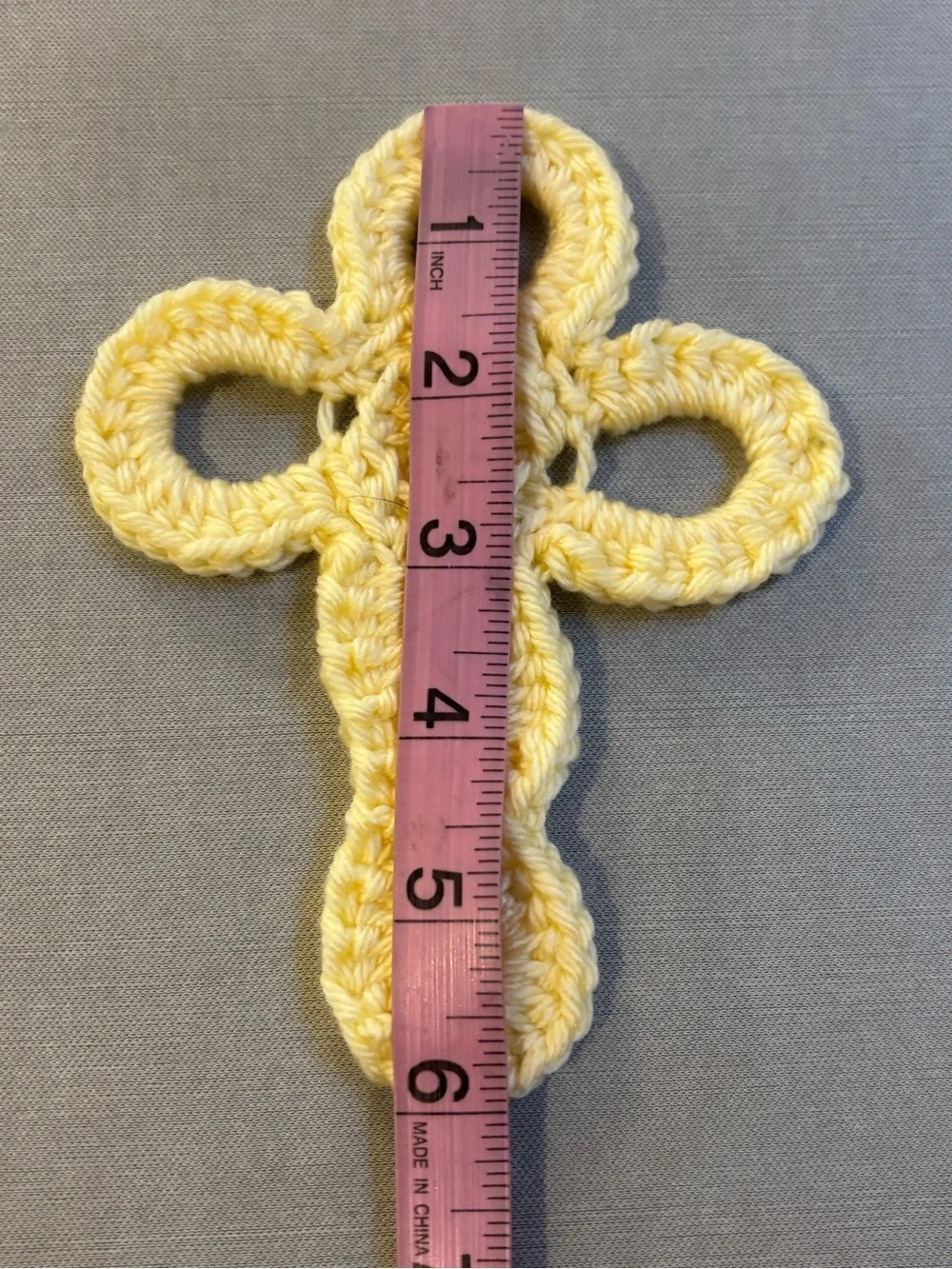Handmade Crocheted Crosses Set of 2  Buttercup Bookmart Decor Ornament Bible